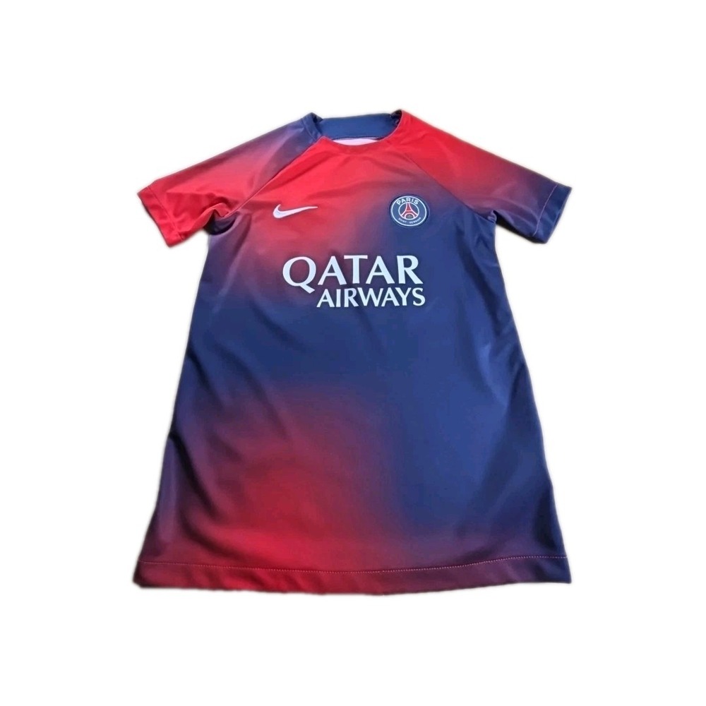 Nike Dri Fit ALEC #99 Youth Soccer Jersey Qatar Airways Paris YOUTH M